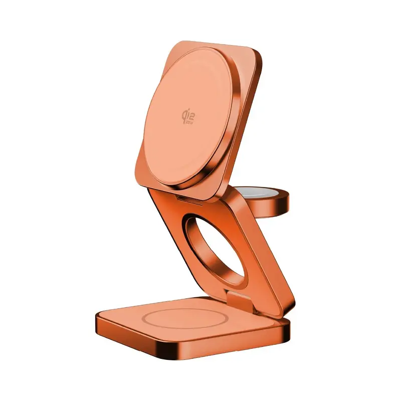 1-Charge Q.Port² Qi2.2 3-In-1 Magnetic Wireless Charging Station 1