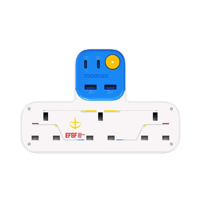 1-Charge Work Flow T-Shaped Extension 3 Outlet With Usb 1