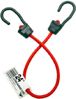 (10) Keeper 06074 24" Ultra Steel Core Bungee Cords W Heavy Duty Hooks 1