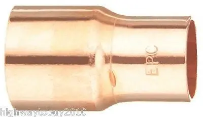 (100)  3/4" X 1/2" Copper Reducing  Couplings 1