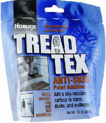 (12) Homax 8600-6 Tread Tex  1 Lb Anti Skid Anti Slip Paint Additive 1