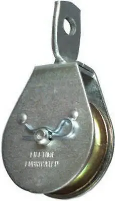 (15) National N195-784 1-1/2" Single Metal Pulley W Swivel Eye 420 Lb Work Load 1