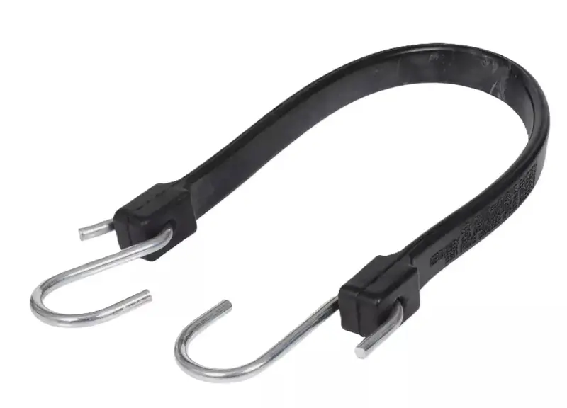 19" A06219z Epdm Rubber Bungee Strap Tie-Down With Zinc Plated Steel Hooks 1