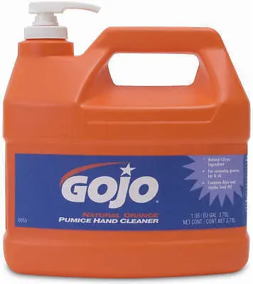 2 Ea Gal Pump Gojo Orange Pumice Hand Cleaner 0955-02 1