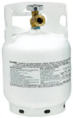 (2) Manchester 10054.3  5 Lb Steel Propane Tanks W Qcc1 Valve & Overfill Device 1
