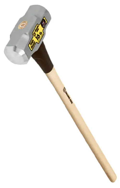 (2) Truper Tools Md16hc 16 Lb. Double Faced Sledge Hammers W 36" Hickory Handle 1