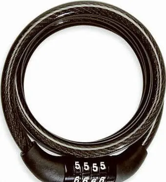 (20)  Bell Sports 7015765 5' Watchdog 100 Cable Combination Bike / Bicycle Locks 1