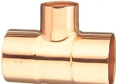 (20) Ea Elkhart Products 32824 1" X 1" X 3/4" Copper Tee Plumbing Fittings 1
