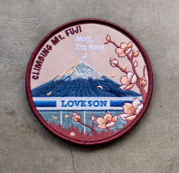 2024 Mount Fuji Summit Commemorative Patch Set 1