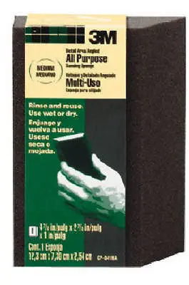 24 Ea 3M Cp-041 Medium Angled Drywall Sanding Sponges 1