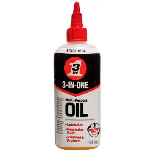 3-In-One 100703 4 Oz Bottle Of Multi-Purpose Lubricating Drip Oil 1