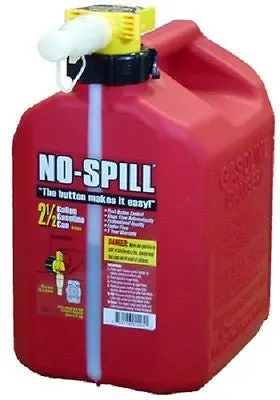(3) No Spill 1405  2-1/2 Gallon Carb Compliant Gas Gasoline Fuel Cans 1