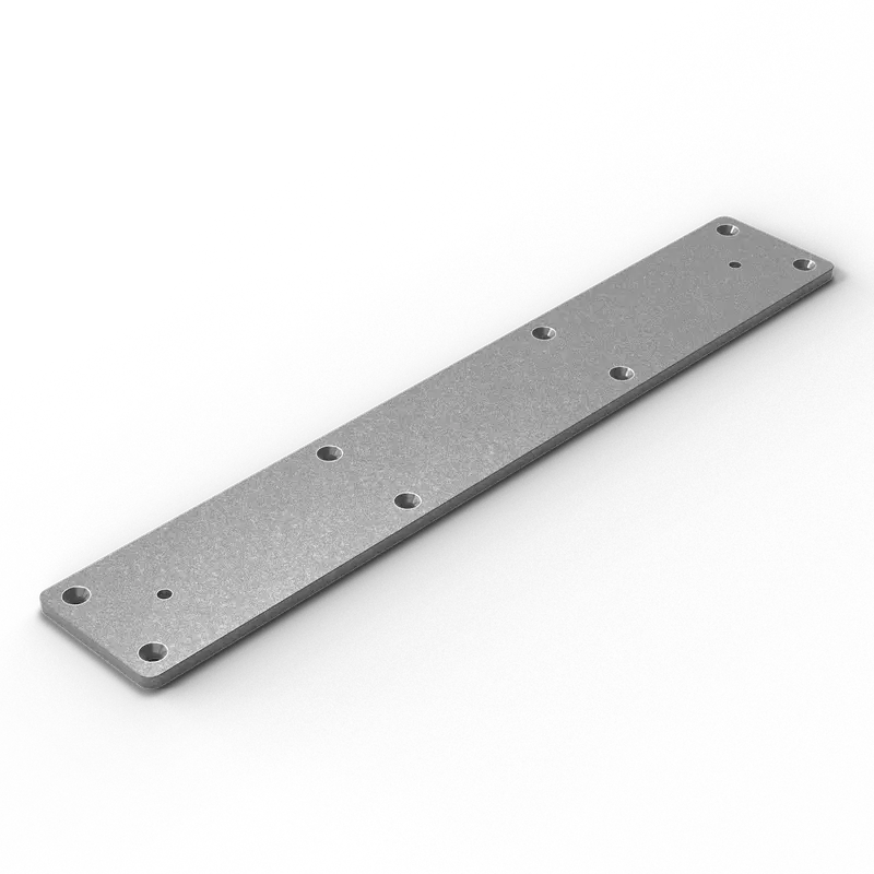 3" X 18" Aluminum Leaning Post Pad | 1/4" Thick | Marine Grade 6061-T6 1