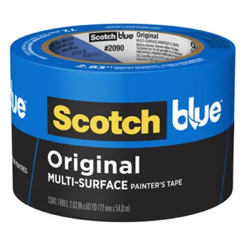 3M 2090-72Nc 2.83" X 60 Yards Roll Of Scotch Blue Painter's Masking Tape - Quantity Of 6 1