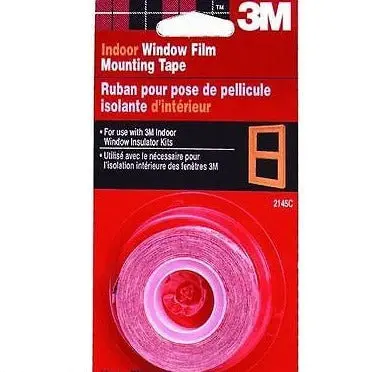 3M 2145  1/2" X 500" Interior Window Film Mounting Tape - Quantity Of 12 Rolls 1