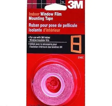 3M 2145C  1/2" X 500" Interior Window Film Mounting Tape - Quantity Of 3 Rolls 1