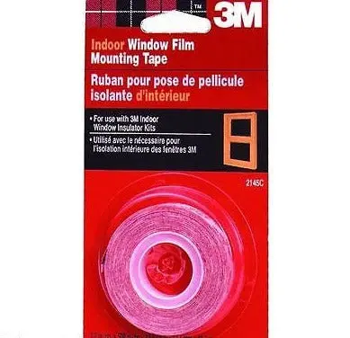 3M 2145C  1/2" X 500" Interior Window Film Mounting Tape - Quantity Of 36 Rolls 1