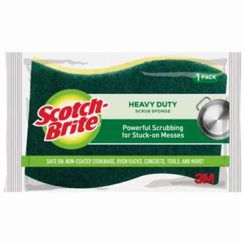 3M 425 Scotch-Brite Heavy Duty Kitchen Scrubbing Scrub Cleaning Pad Sponge - Quantity Of 24 1