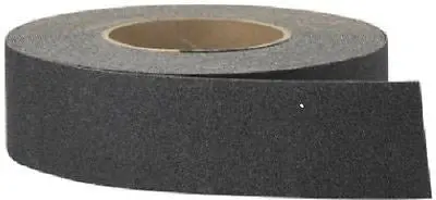 3M 7731 1" X 60' Black Anti Slip Stair Tread Adhesive Back Safety Tape - Quantity Of 12 Rolls 1