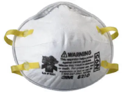 3M 8210Pp20-Dc 20 Pk N95 Filtering Particulate Respirator - Quantity Of 1 Pack 1