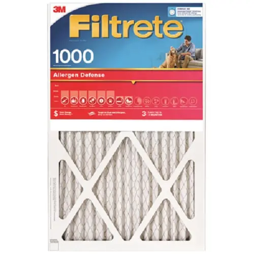 3M 9802-4 20" X 20" X 1" Red Mpr 1000 Filtrete 3 Month Disposable Pleated Air Filter - Quantity Of 4 1