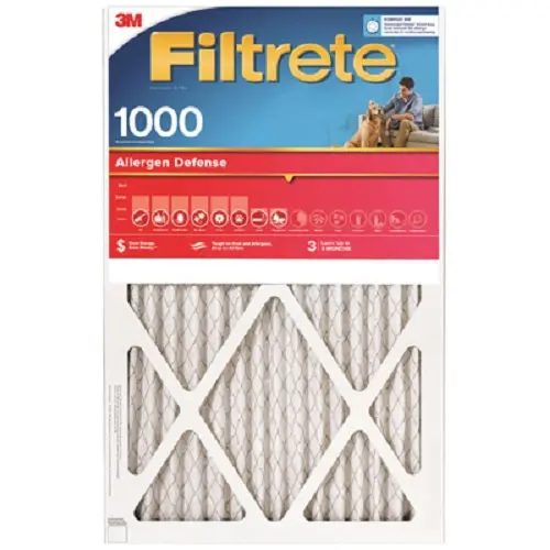 3M 9803-4 20" X 25" X 1" Red Mpr 1000 Filtrete 3 Month Disposable Pleated Air Filter - Quantity Of 4 1