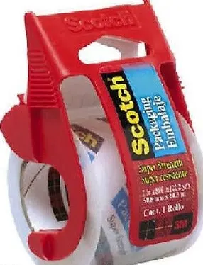 3M Scotch 142 2"X800" Clear Package Mailing Tape - Quantity Of 6 Rolls 1