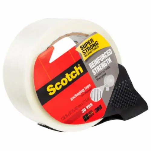 3M Scotch 8950-Rd-6Gc 1.88" X 30 Yards Strapping Tape With Dispenser 1