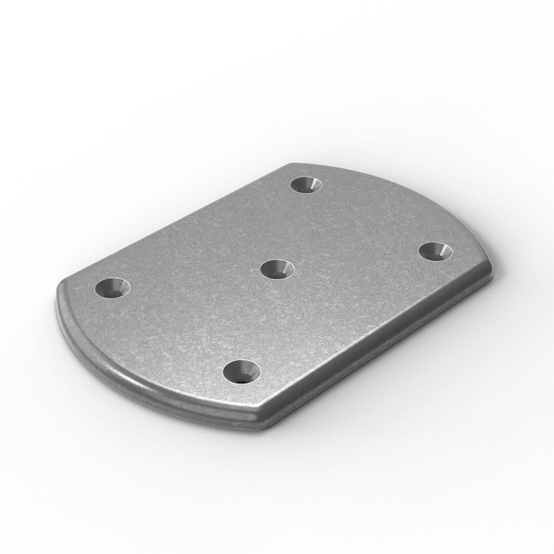 4" X 6" X 1/4" 5H Cs Pad 1