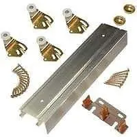(5) Ea Johnson 2200F601 60" Bypass Fascia Door Hardware Kits For 30" Wide Doors 1