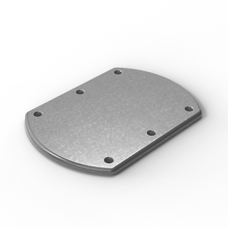 5" X 7" Aluminum Grommet Pad | 1/4" Thick | Marine Grade 6061-T6 1