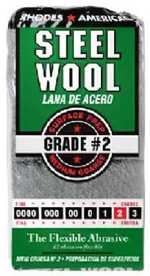 (6)  Ea Homax 10121112 12 Packs #2 Medium Coarse Steel Wool Pads 1