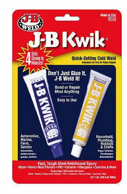 6 Ea J-B Weld 8276 J-B Kwik 1 Ozx2 Adhesive Compound 1