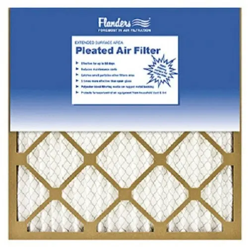 Aaf/Flanders 81555.011224 12" X 24" X 1" Basic Pleated 60 Day Disposable Furnace Air Filter Merv 6 - Quantity Of 12 1