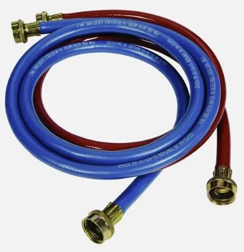 Abbott Rubber Wa6rb7004 Color Coded 48" L X 3/8" Washing Machine Supply Hose Kit 1