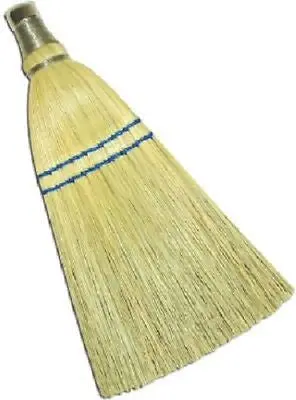 Abco 00300-12 100% Corn Whisk Brooms W Double Sewn Hem - Quantity Of 6 1