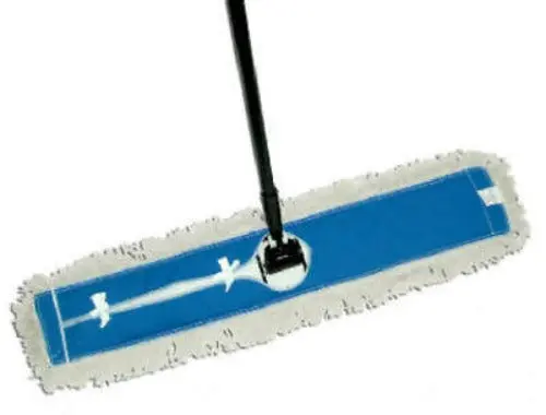 Abco 01403 36" Strong Cotton Janitorial Dust Mops With Hardwood Handles - Quantity Of 2 1