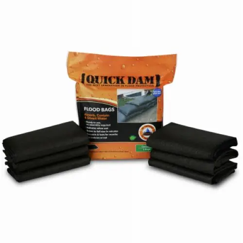 Absorbent Qd1224-6  6-Pack Of Quik Dam Sandless Expandable Sandbags - Quantity Of 2 1