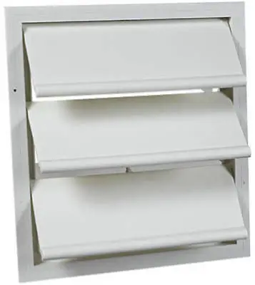 Air Vent 54703 Automatic White Louvered Gable Shutter 53319 53320 53316 53315 1