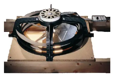Air Vent Inc 53319 Wcgb Gable Mount Power Attic Ventilator Fan 1320Cfm 1900Sq Ft 1