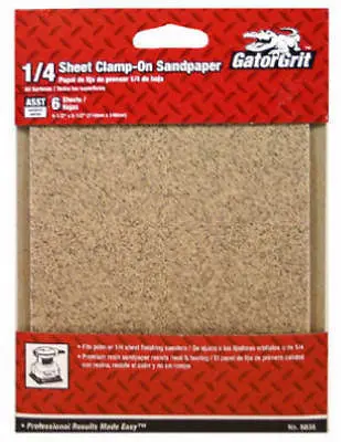 Ali Gatorgrit 5036 6Pk Assorted Grit Sandpaper - Quantity Of 50 Packs 1