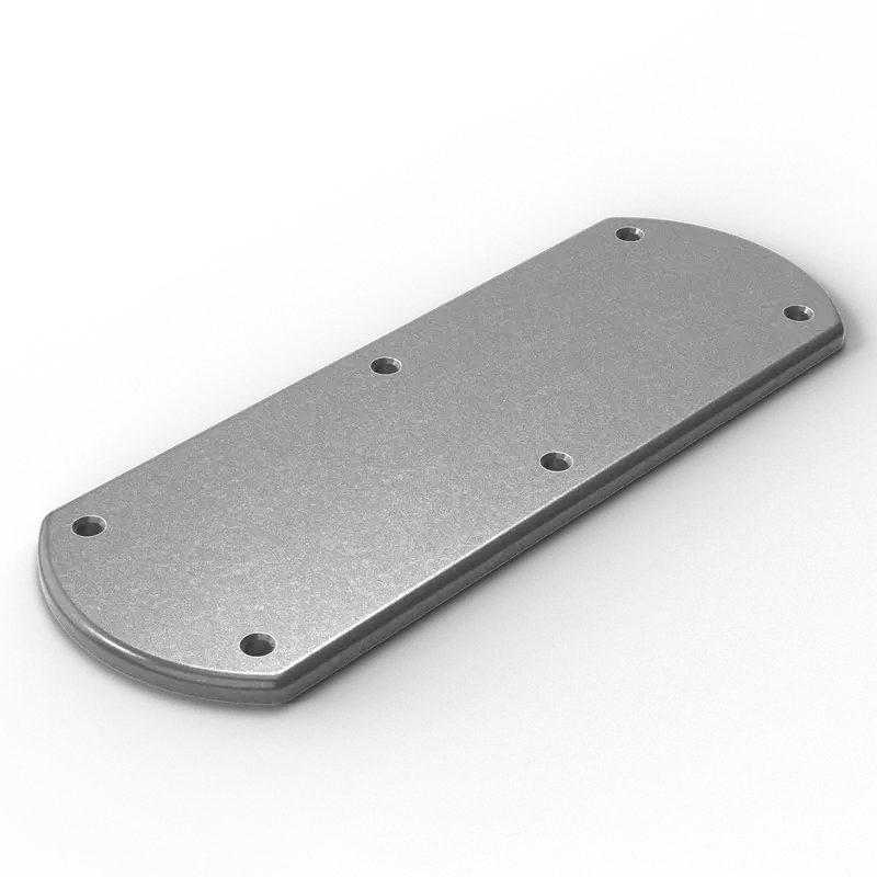 Aluminum Grommet Pad | 14" X 5" | 3/8" Thick 1