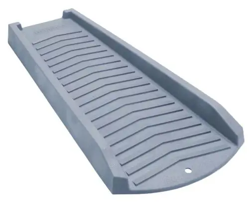 Amerimax 3014 24" Inch X 11" Inch X 2" Inch Slate Gray Vinyl Downspout Splash Block 1