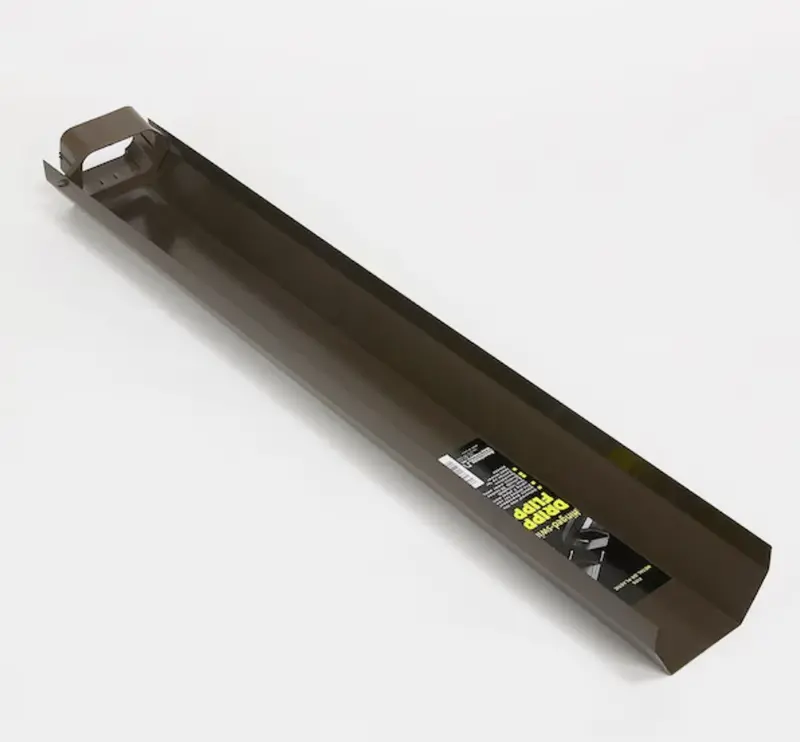 Amerimax 3703019 Brown Poly 30" Hinged Dripper Flipper Downspout Extension - Quantity Of 6 1