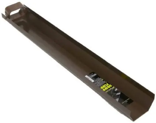 Amerimax 3703019 Brown Poly 30" Hinged Dripper Flipper Downspout Extension - Quantity Of 8 1