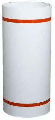 Amerimax 69124  24" X 50'  White / Brown Painted .018 Aluminum Trim Coil Roll - Quantity Of 1 Roll 1