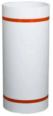 Amerimax 6912457 24" X 50'  White Pvc Coated  Textured .021 Aluminum Trim Coil - Quantity Of 1 Roll 1