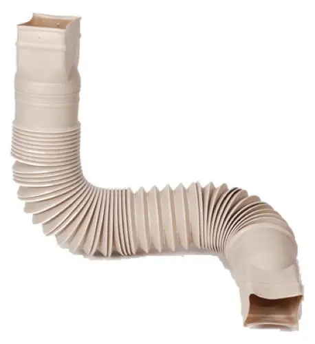 Amerimax 85014 Tan Flex A Spout Adjustable Downspout Extension 1