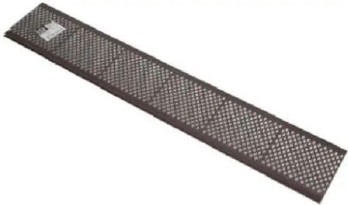 Amerimax 85379 36" Brown Plastic Gutter Guard Screen Cover Protectors - Quantity Of 12 1