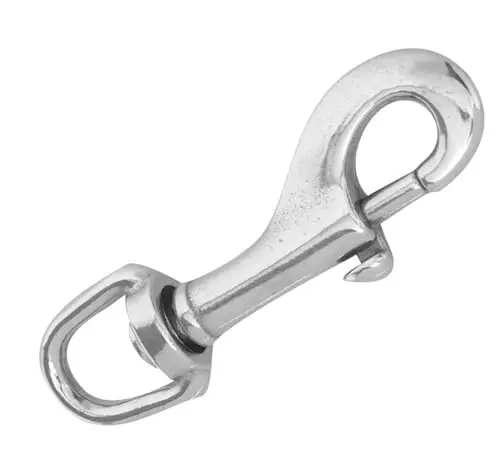 Apex T7631304 Stainless Steel 1/2" X 3-5/16" Swivel Round Eye Bolt Snap 1